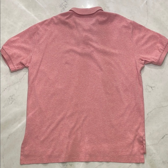 Polo by Ralph Lauren Men's Pink Polo Shirt - Picture 6 of 6